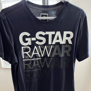 G star black t shirt, size medium